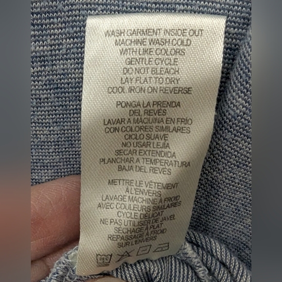 Simply Noelle XXL (16-18) heather blue tunic blouse in excellent condition - Picture 5 of 14